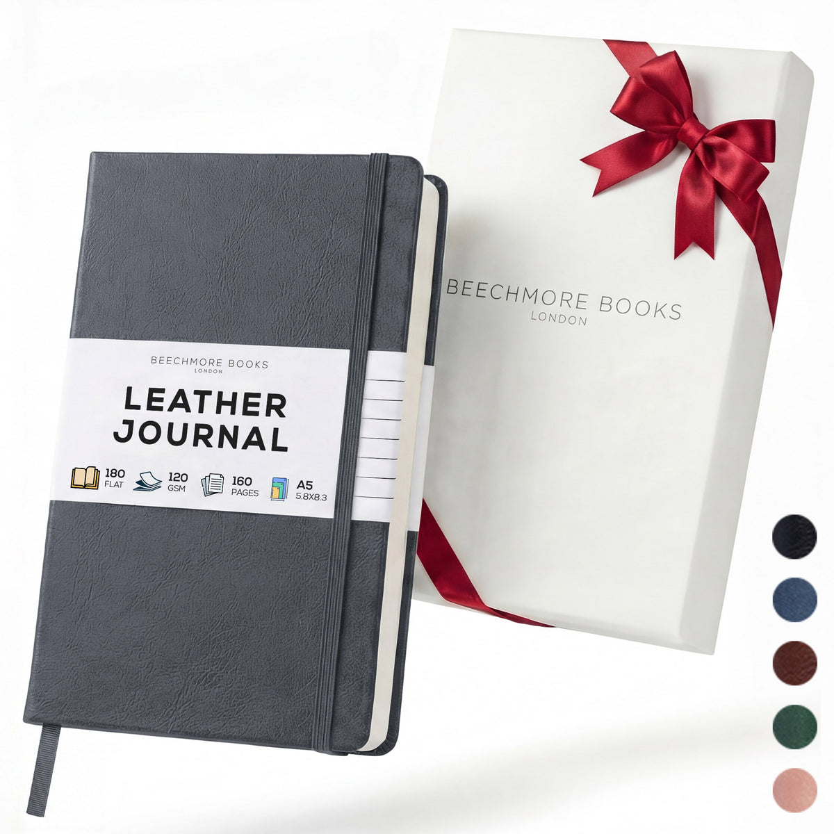A5 Ruled Notebook - Graphite Gray