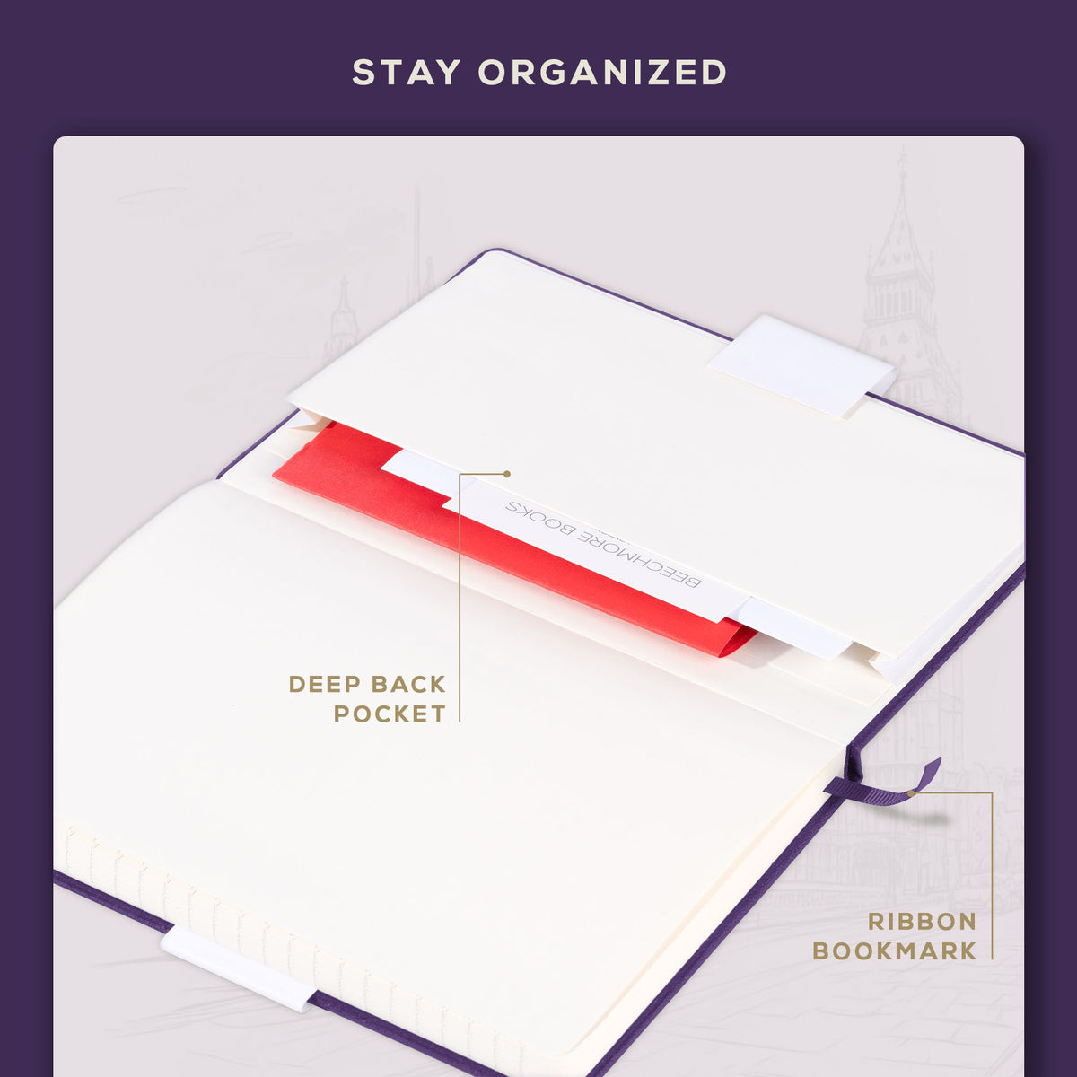 A5 Ruled Notebook - Royal Plum
