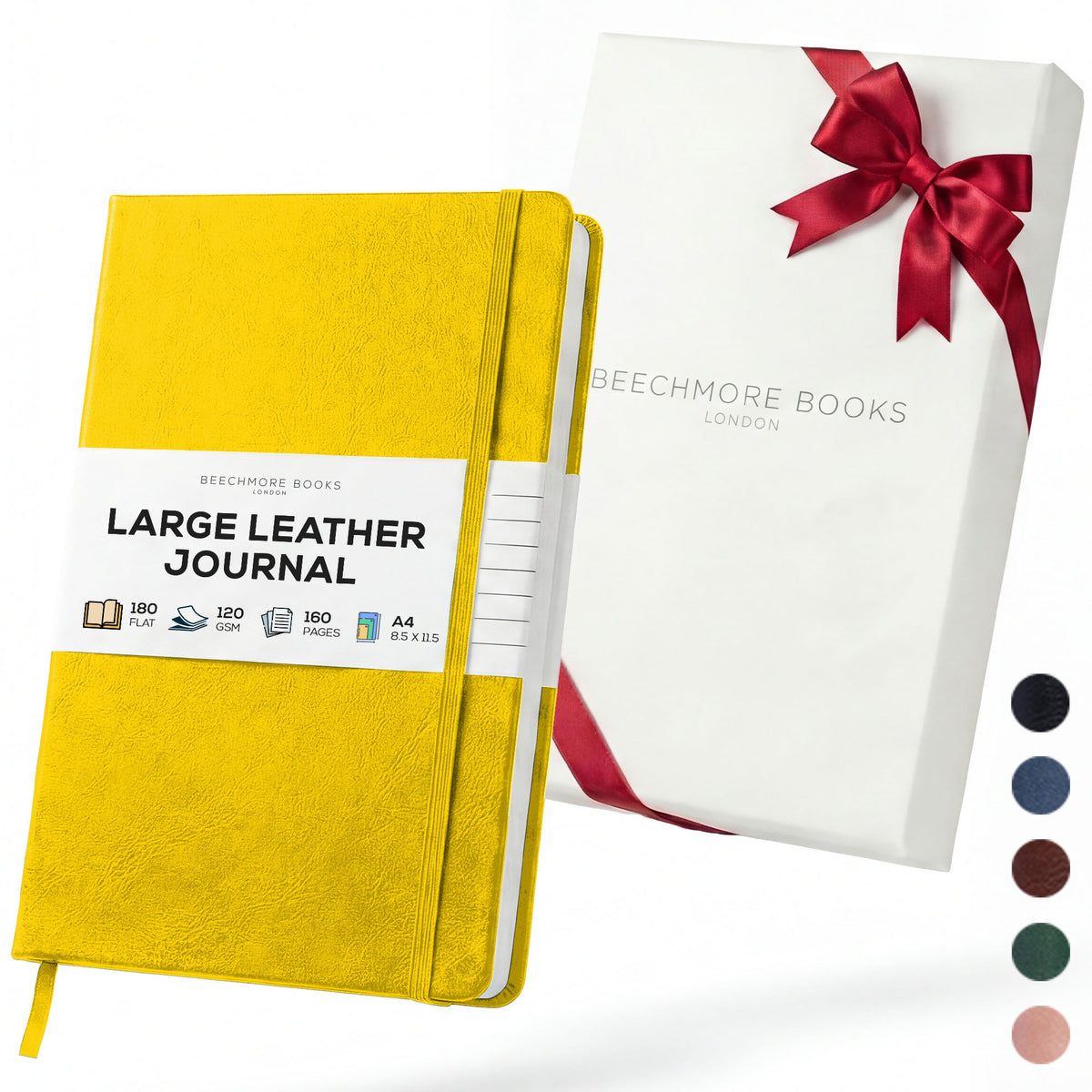A4 Ruled Notebook - Sunshine Yellow