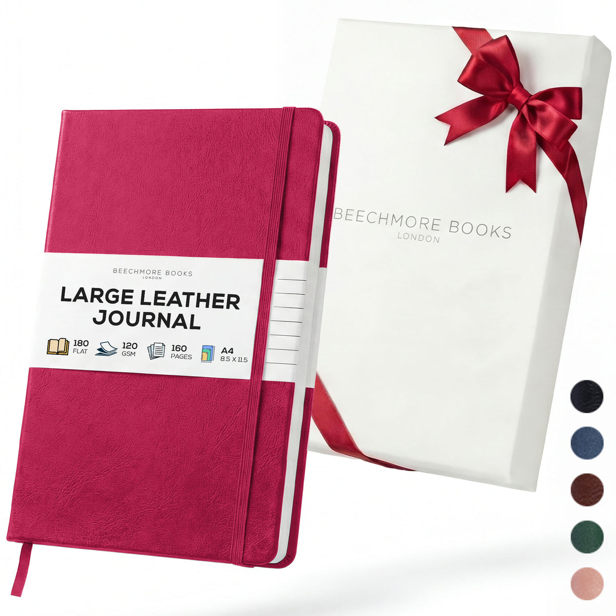 A5 Ruled Notebook - Vibrant Pink