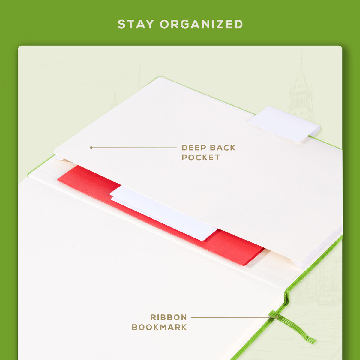 A4 Ruled Notebook - Bright Lime