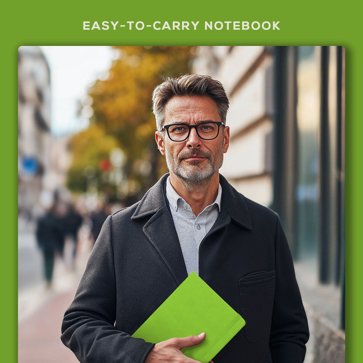 A4 Ruled Notebook - Bright Lime