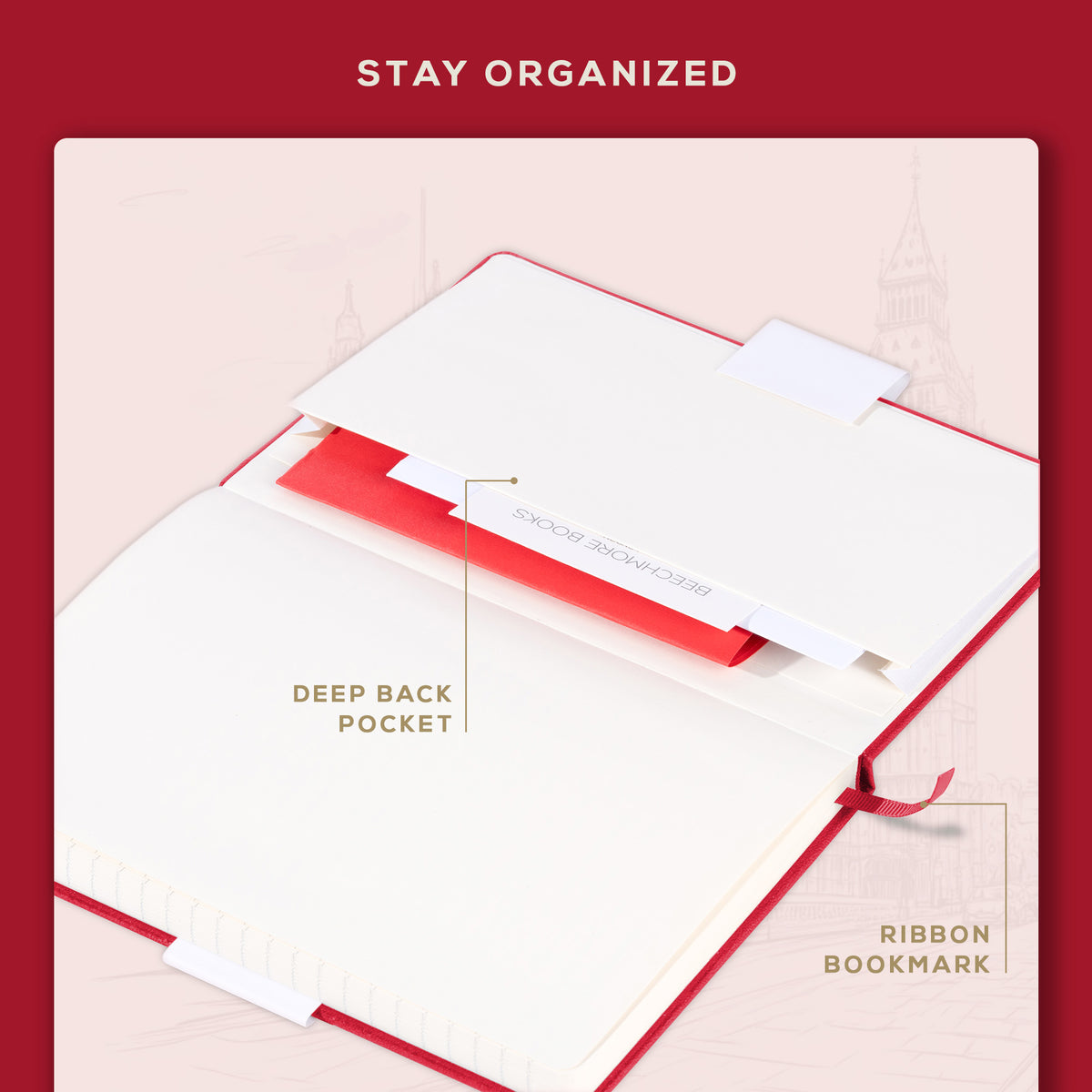 A5 Sketchbook - Scarlet Red