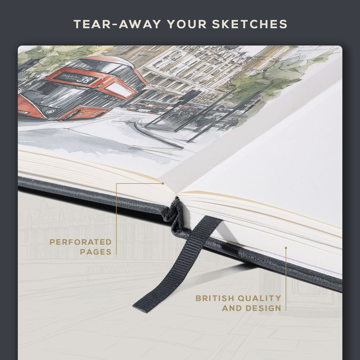 Art Square Sketchbook - Graphite Grey