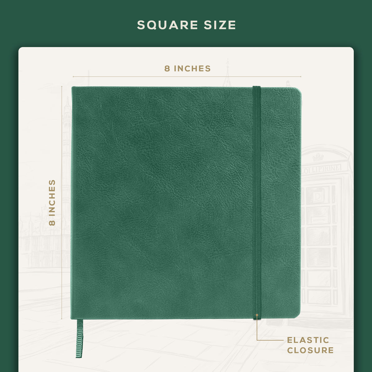Art Square Sketchbook - Dartmouth Green