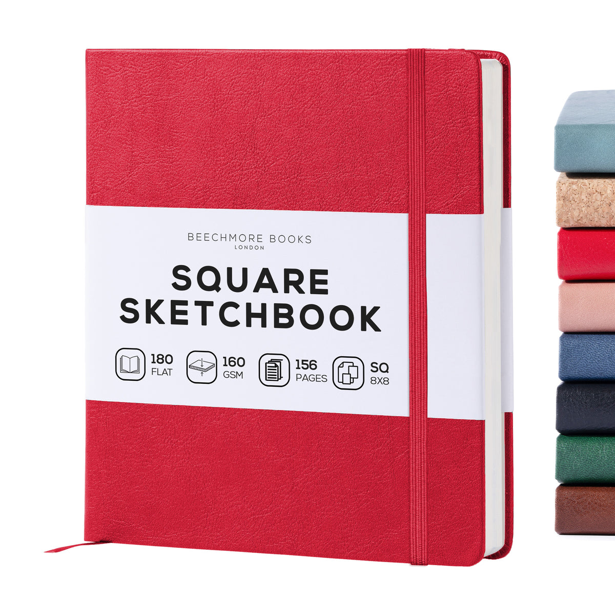 Art Square Sketchbook - Scarlet Red