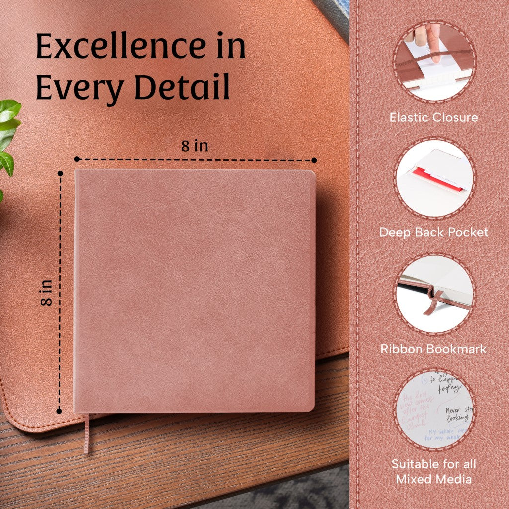 Art Square Sketchbook - Rose Wood