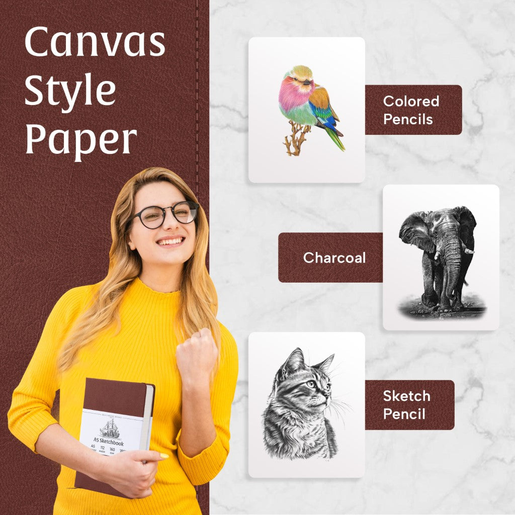 A5 Sketchbook - Chestnut Brown