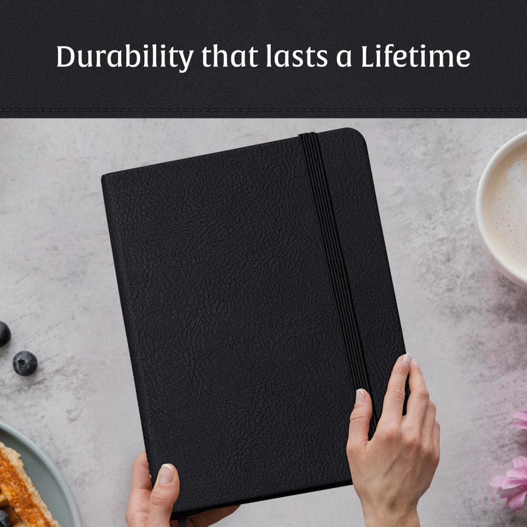 Immerse in the minimalist charm of the Beechmore A4 Ruled Notebook in Charcoal Black, where simplicity and functionality converge.