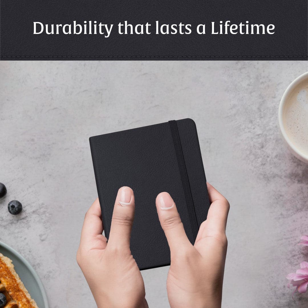 Charcoal Black A6 Beechmore notebook, a stylish essential for everyday observations