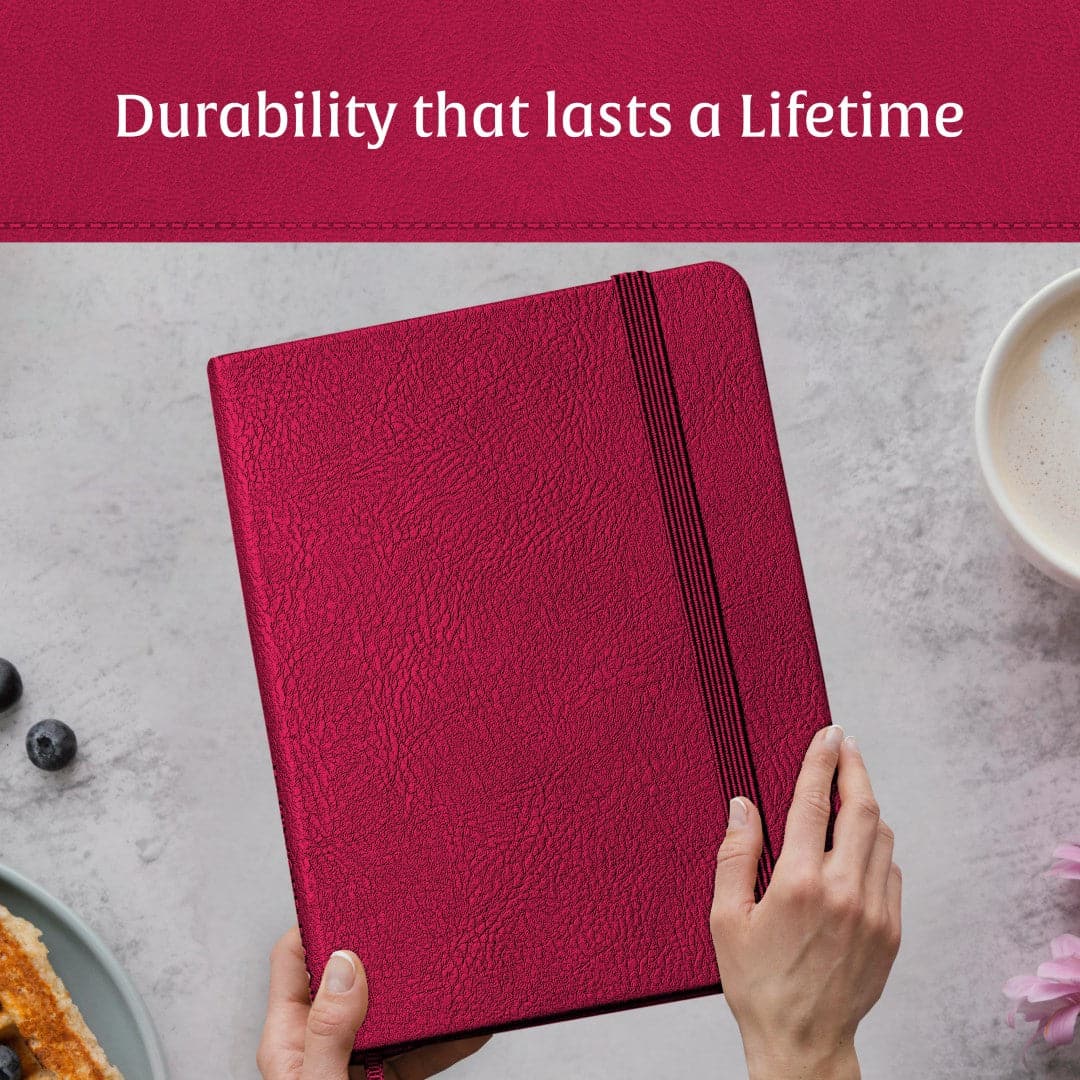 Electric Pink A4 diary, lined for organizing day-to-day tasks with a splash of fun.
