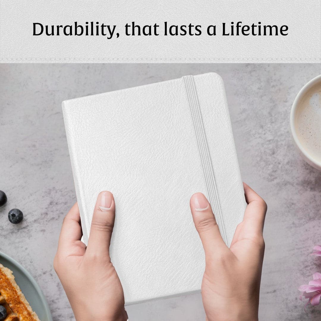 Snow White A5 book by Beechmore, for those who design their destiny with clean lines.