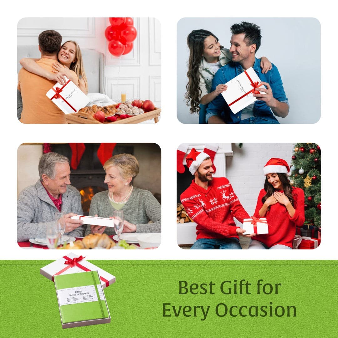 The Beechmore A4 Ruled Notebook in Bright Lime is where vibrancy meets organization, offering a lively backdrop for your thoughts.