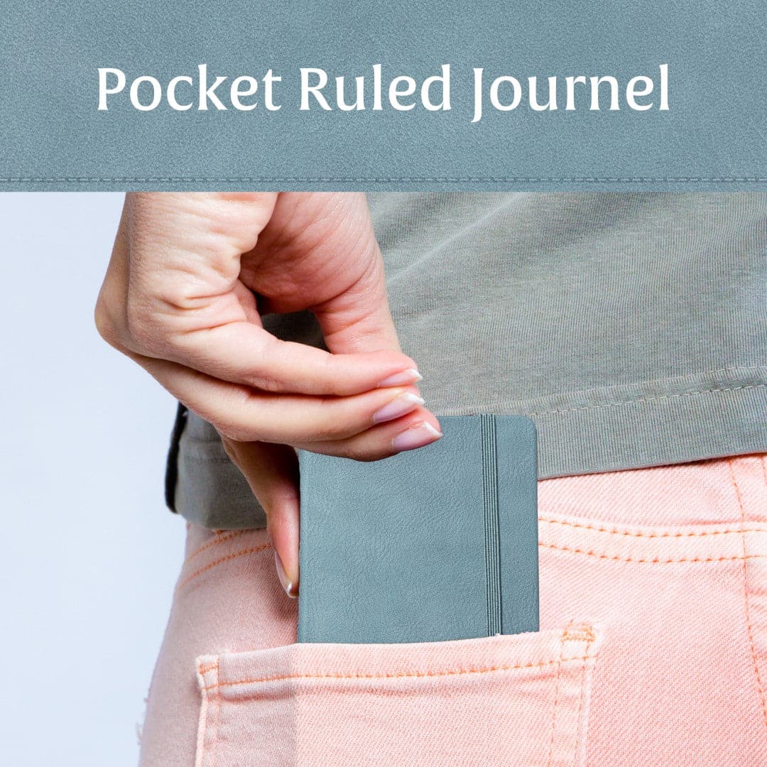 A6 Pocket Ruled Notebook - Arctic Teal