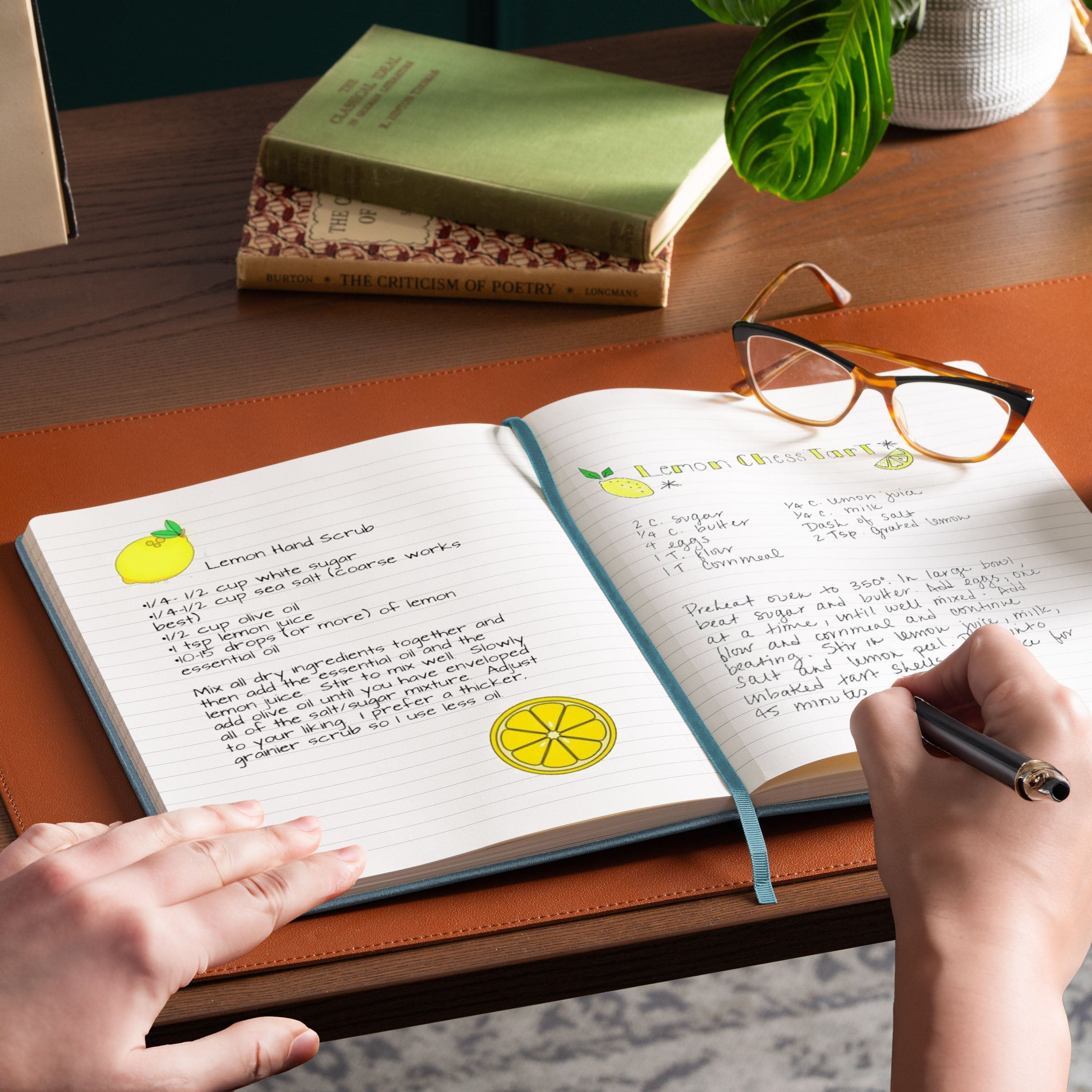 Designed for the modern writer, Beechmore's A4 Ruled Notebook in Arctic Teal combines sleek design with the utility of ruled pages.