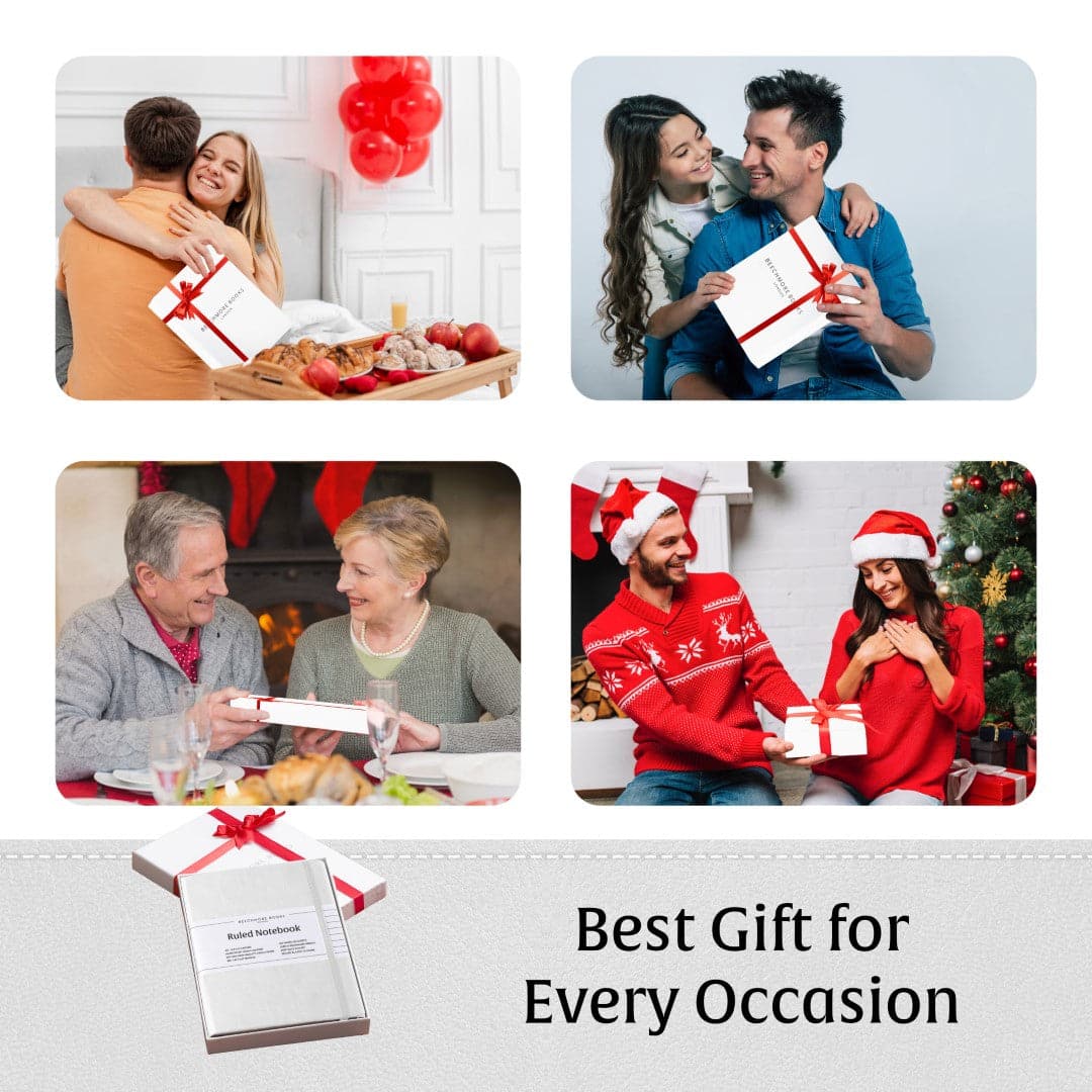 Immaculate Snow White A5 notebook, designed for stark beauty and minimalist elegance.