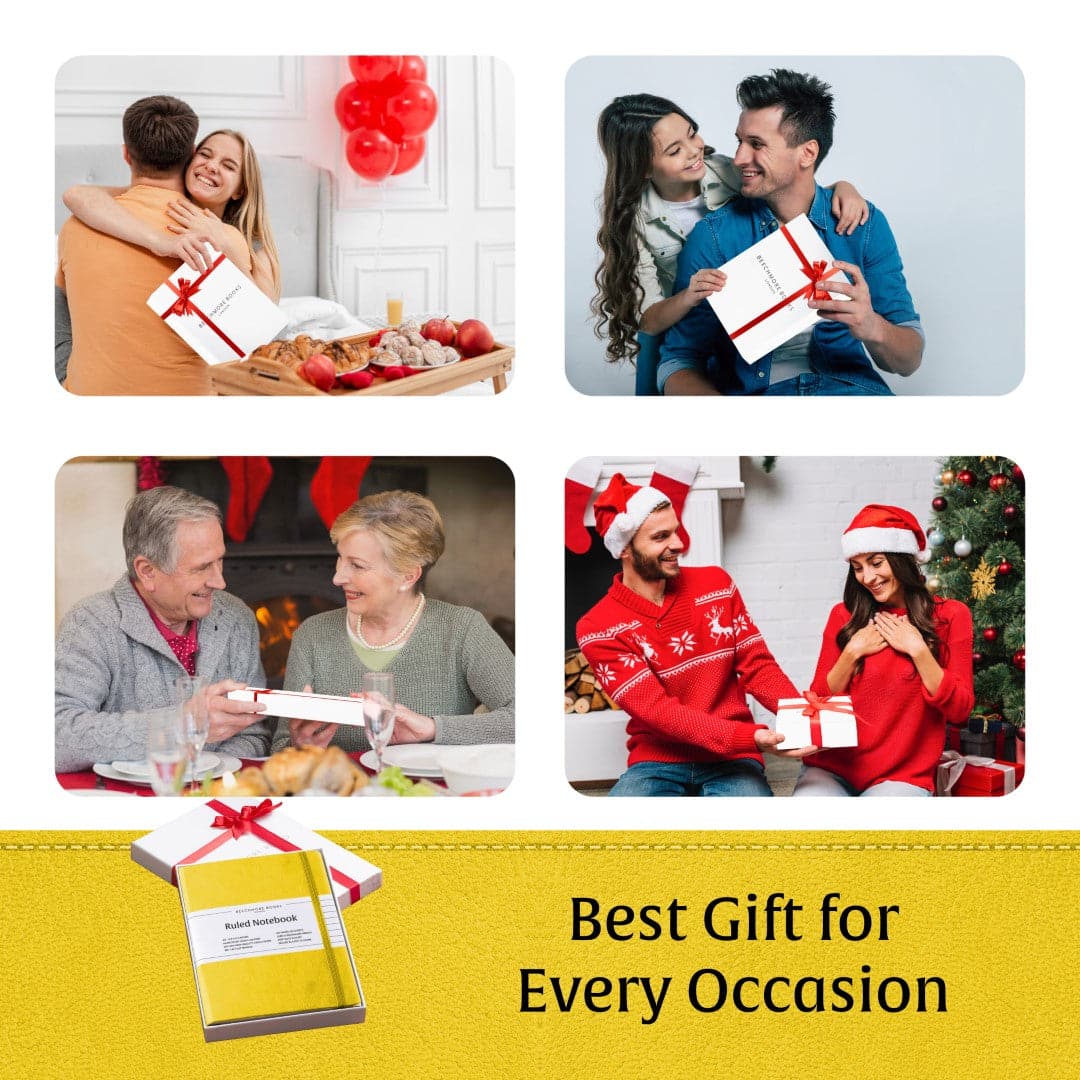 Energetic Sunshine Yellow A5 notebook, designed for vibrant planning and lively ideas.