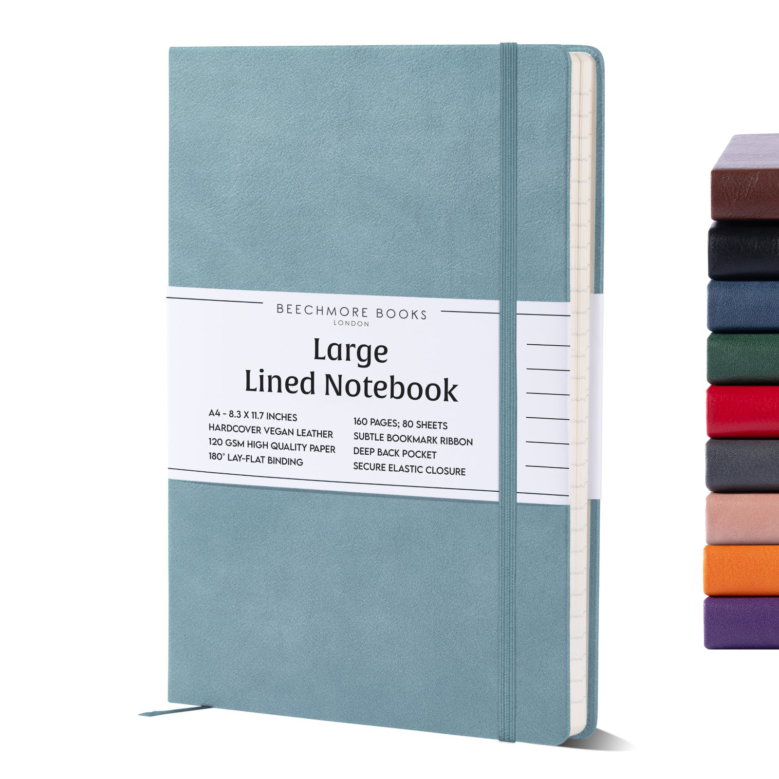 A4 Ruled Notebook - Arctic Teal