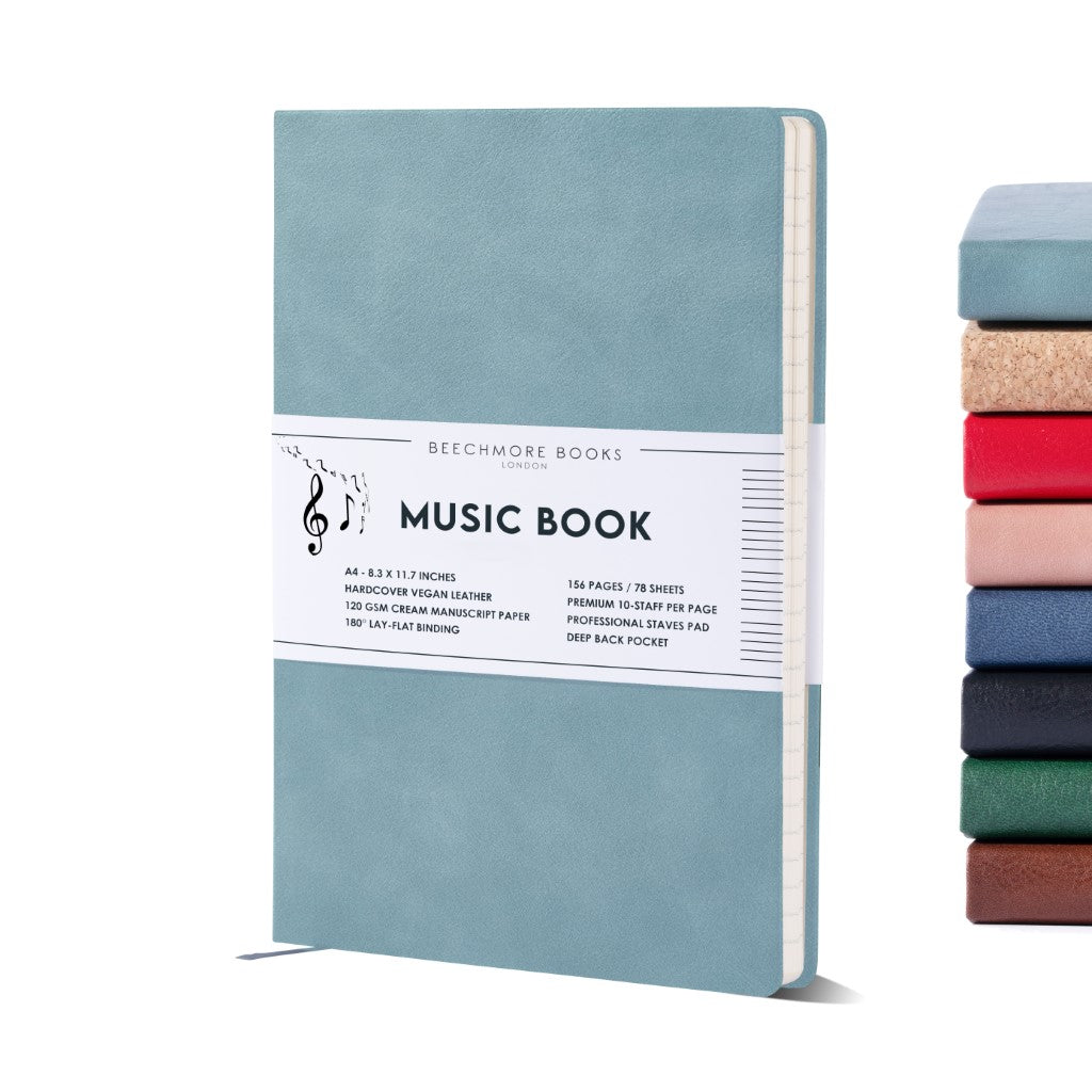 A4 Manuscript Notebook - Arctic Teal