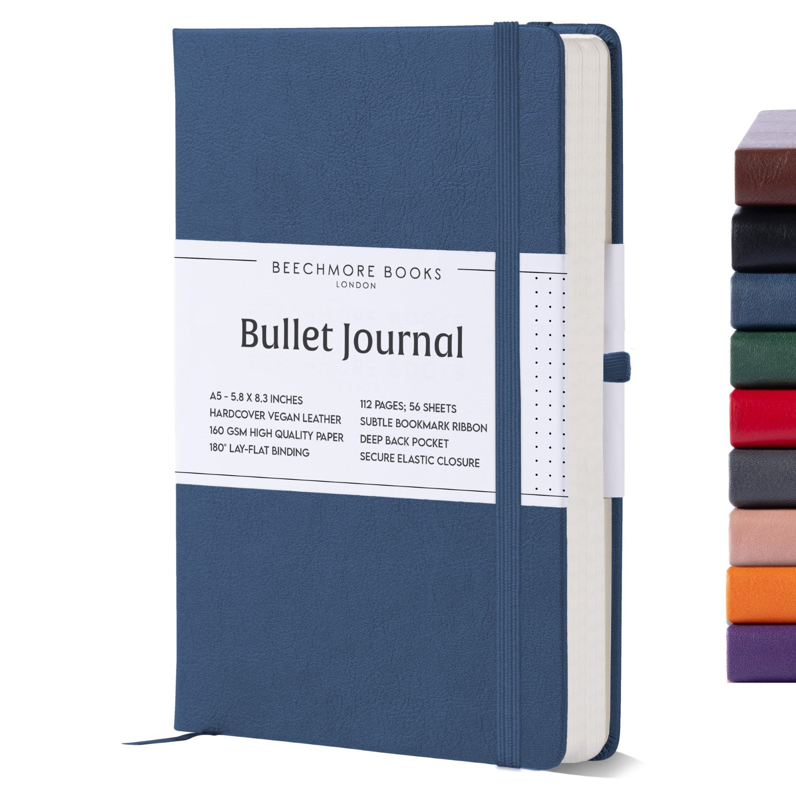 A5 Dotted Notebook - Symphony Blue