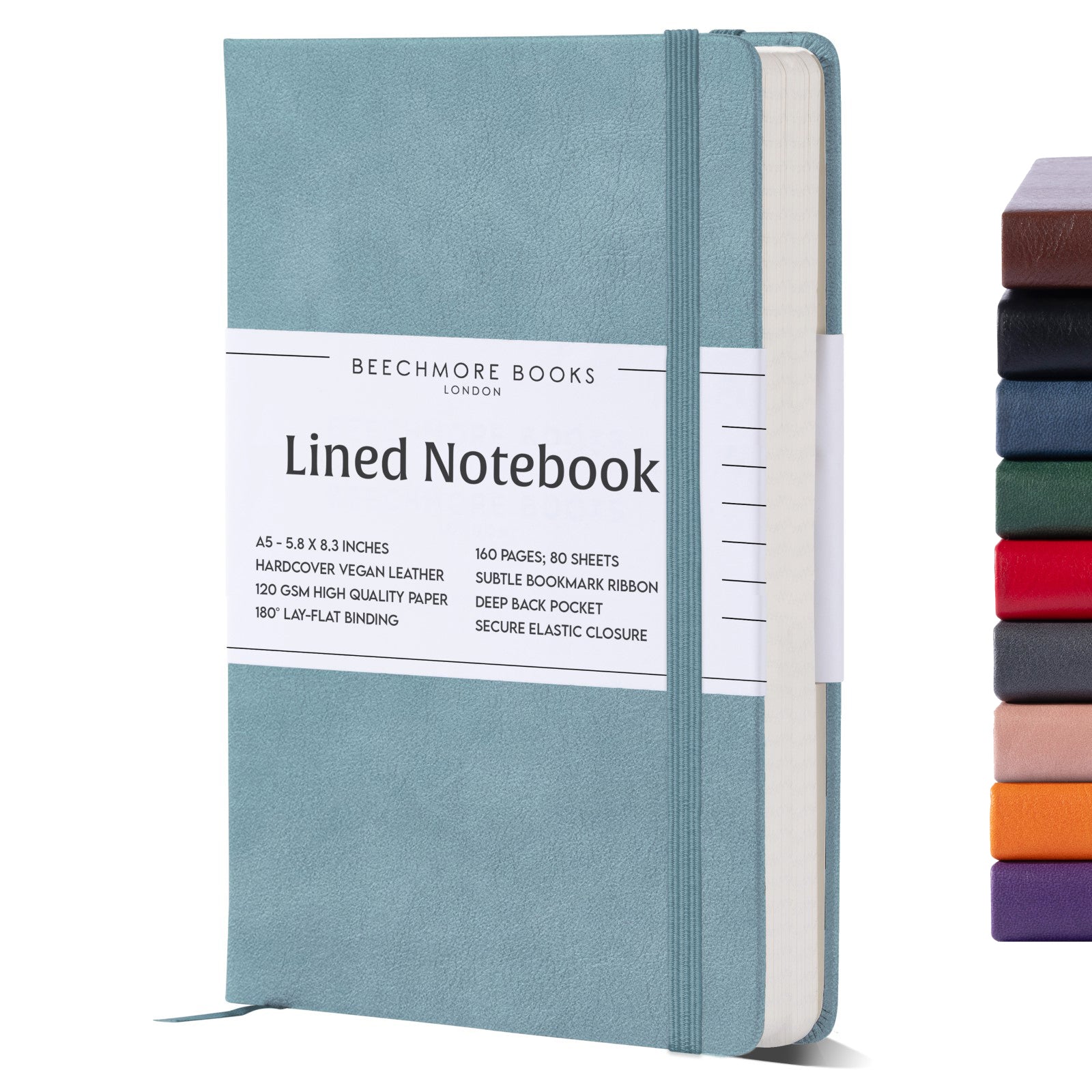 A5 Ruled Notebook - Arctic Teal