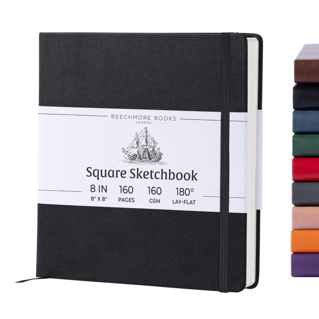 Art Square Sketchbook - Charcoal Black