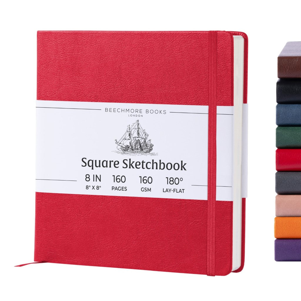 Art Square Sketchbook - Scarlet Red