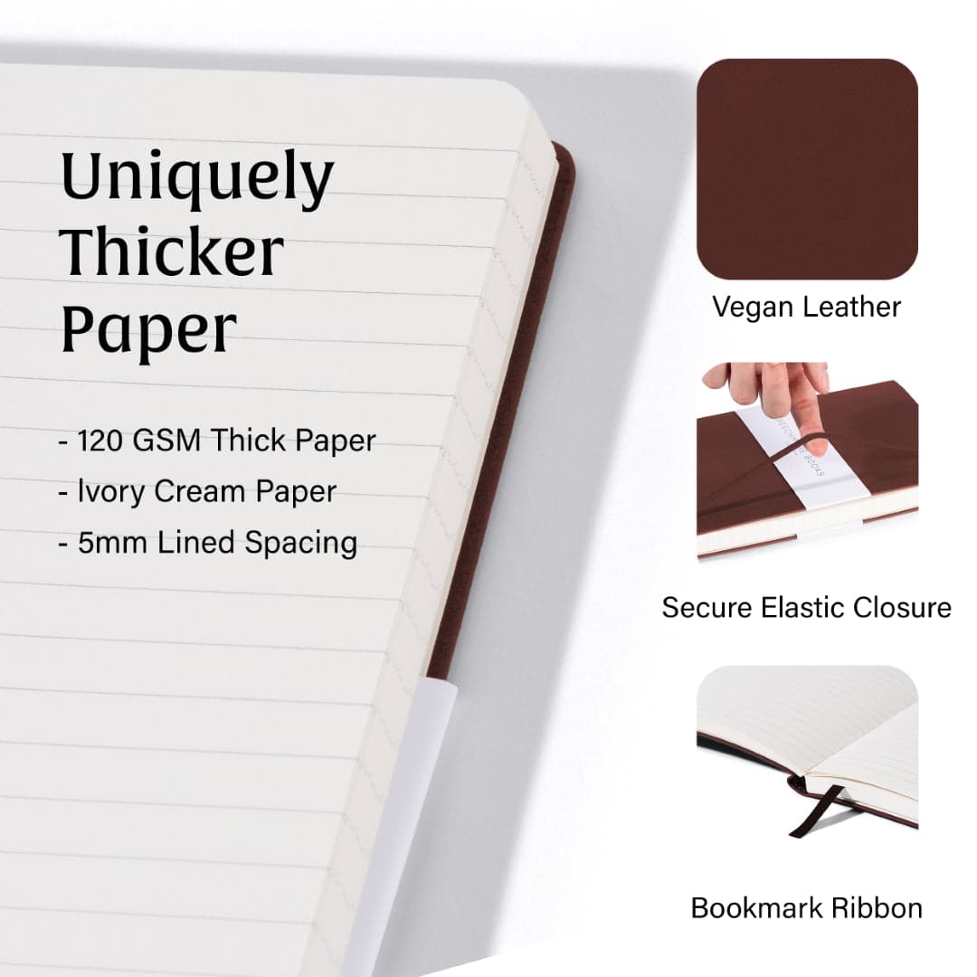 A5 Softcover Ruled Notebook