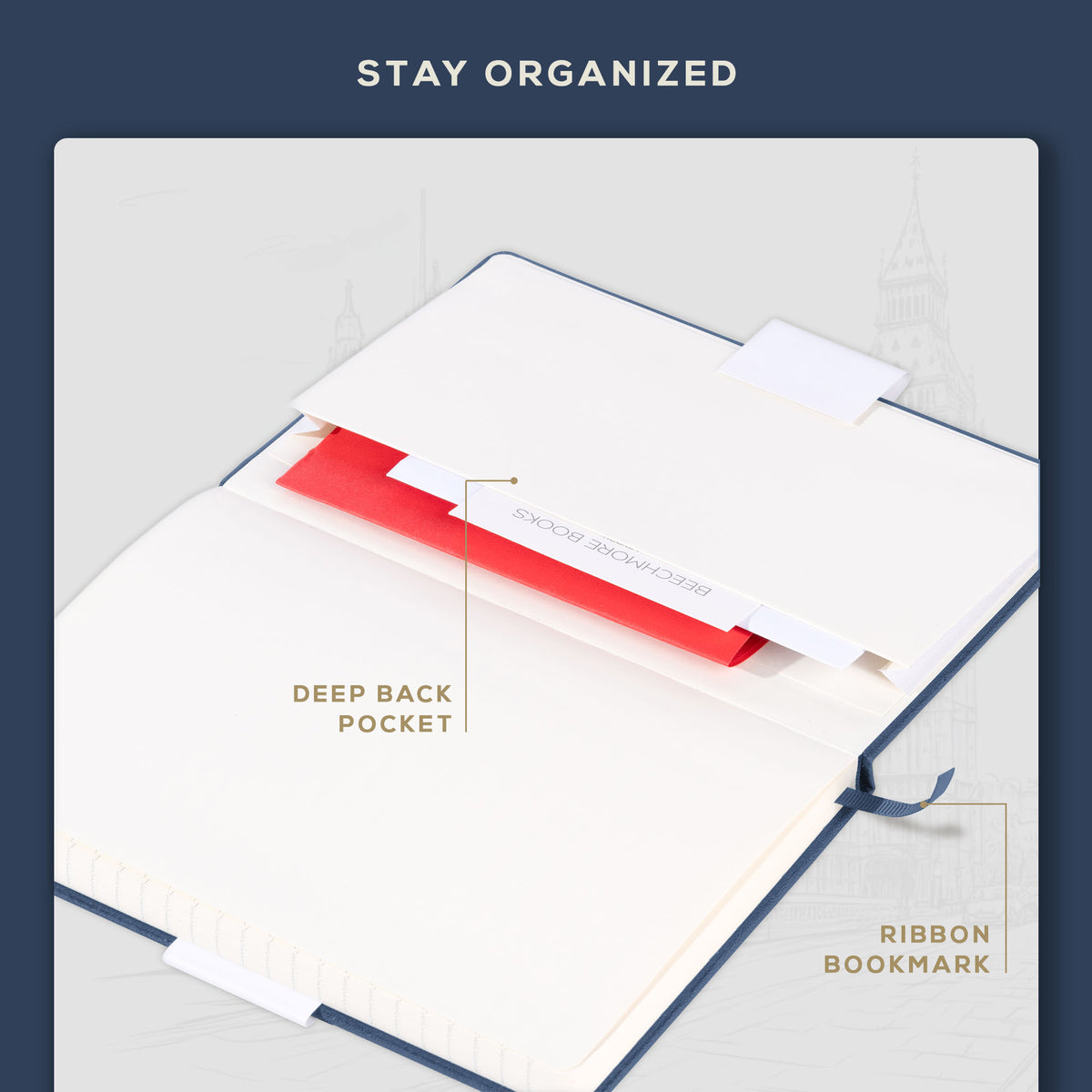 A5 Ruled Notebook - Symphony Blue