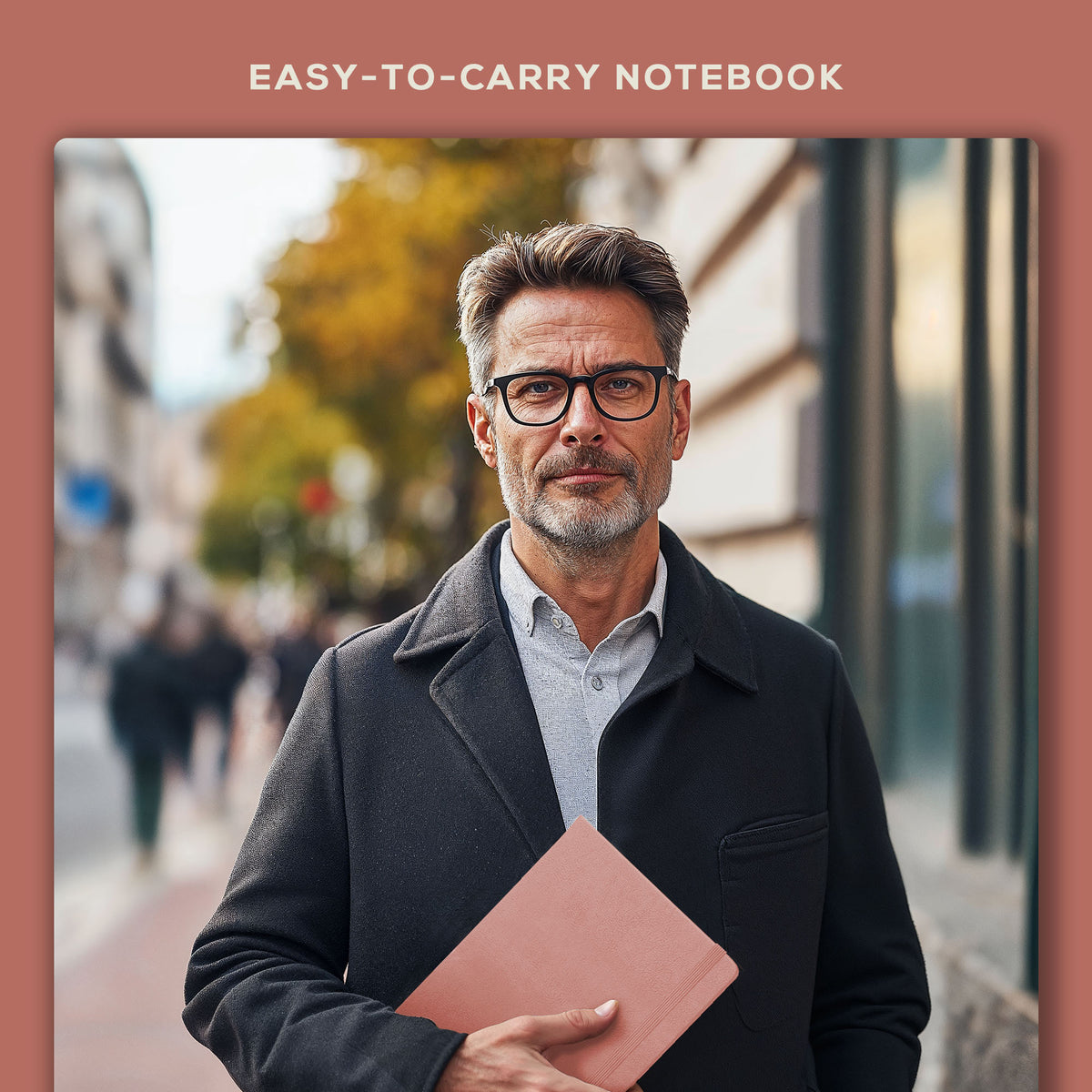 A5 Ruled Notebook - Rose Wood