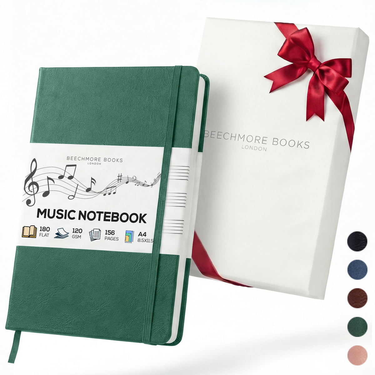 A4 Manuscript Notebook - Dartmouth Green
