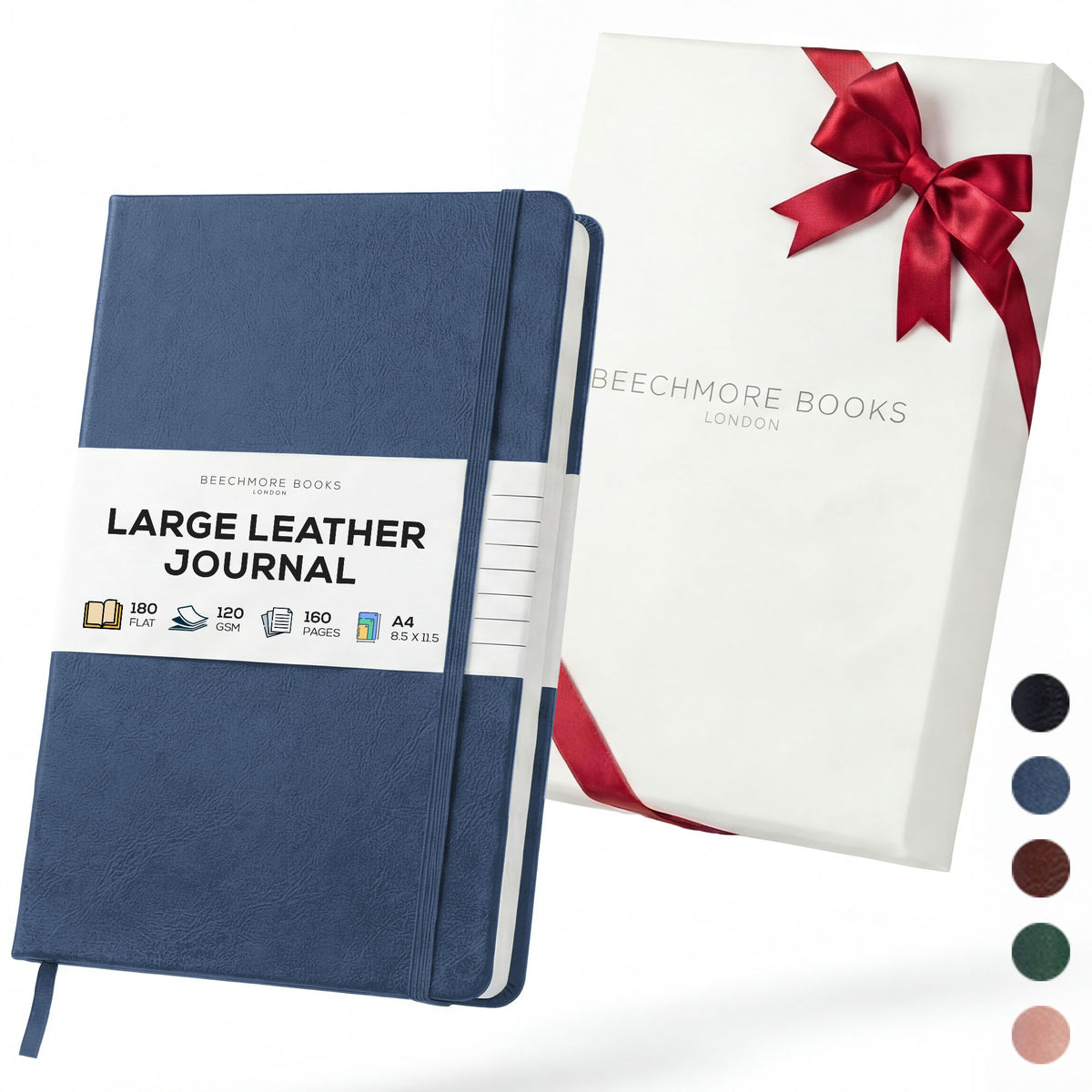 A5 Ruled Notebook - Symphony Blue