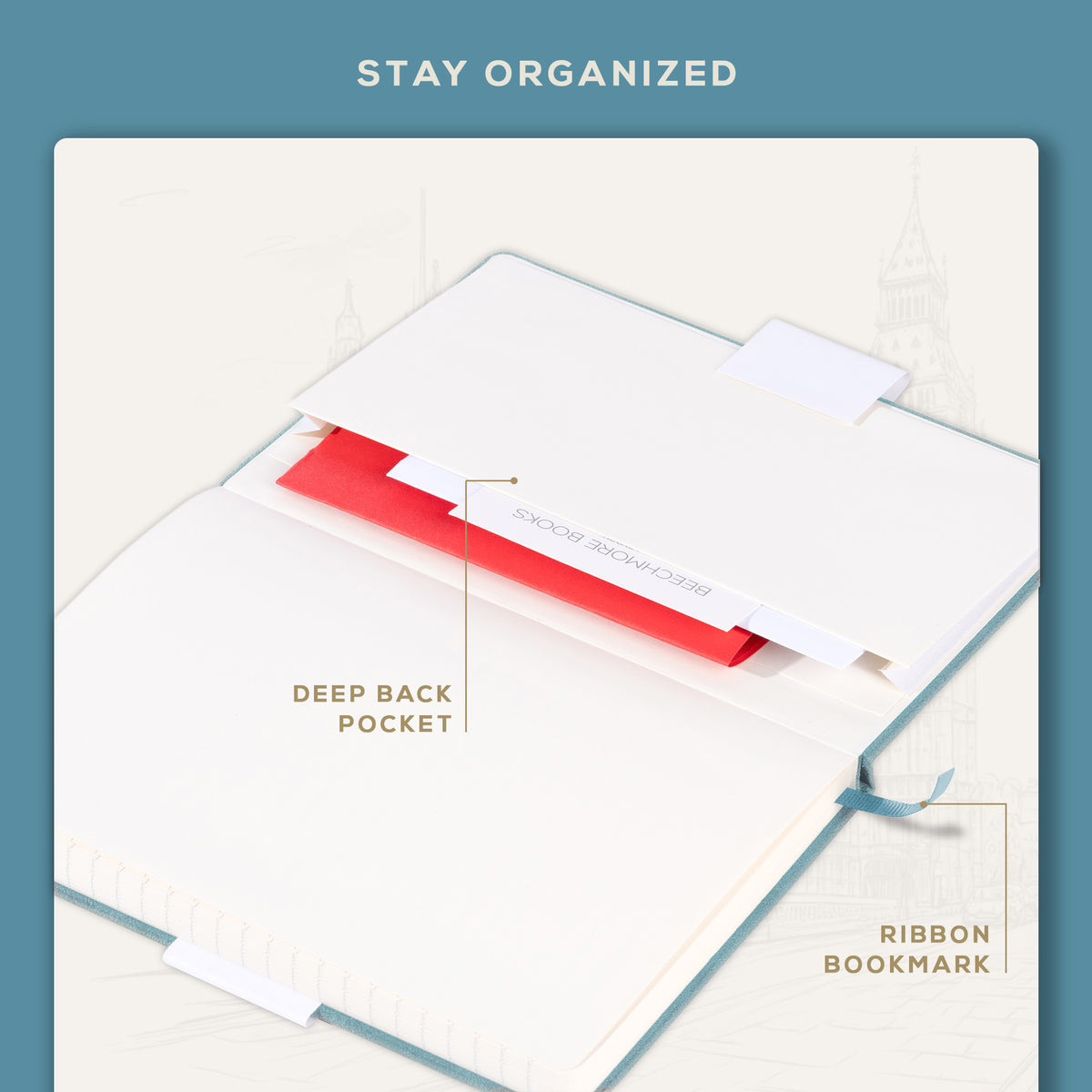 A5 Ruled Notebook - Arctic Teal