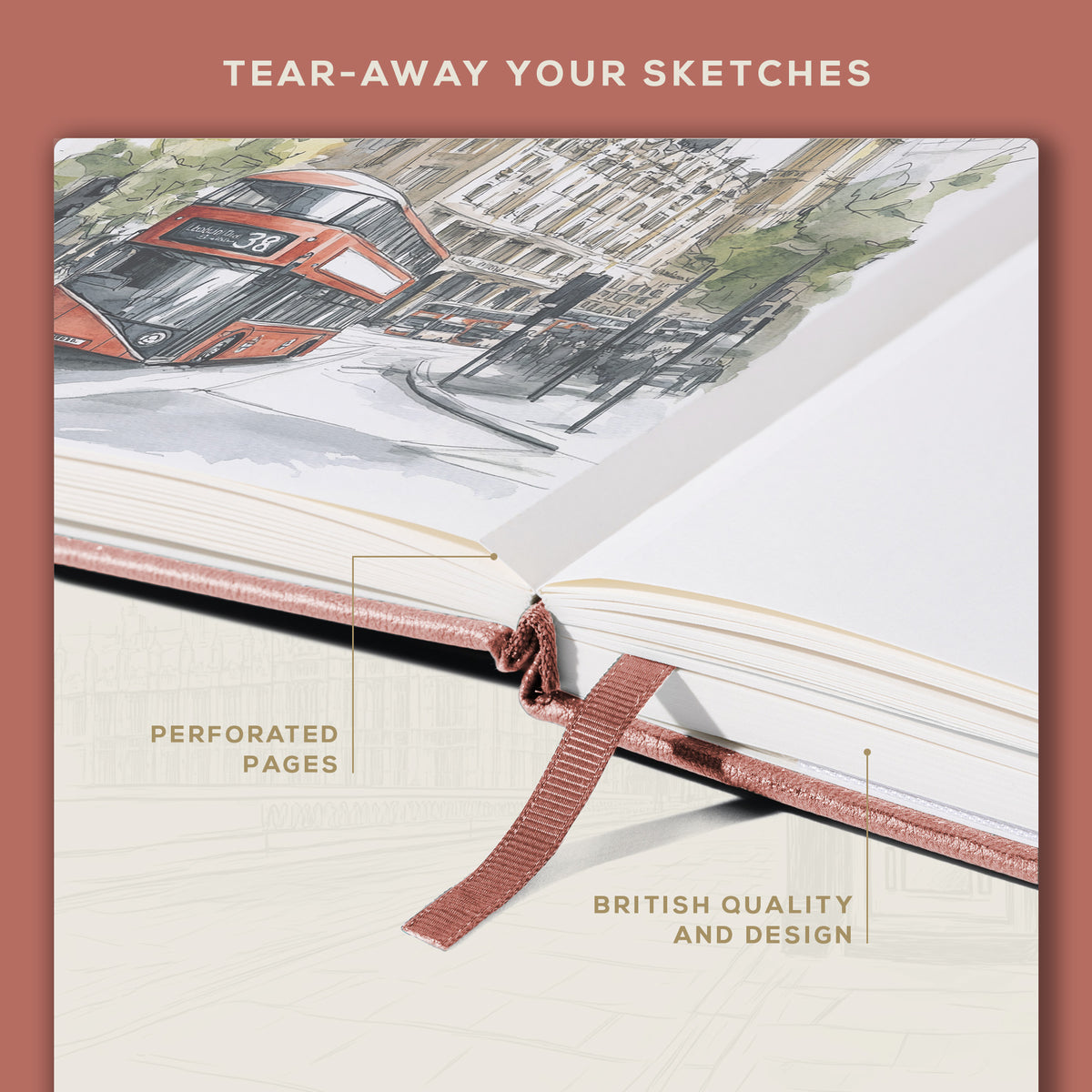 A3 Sketchbook - Rose Wood
