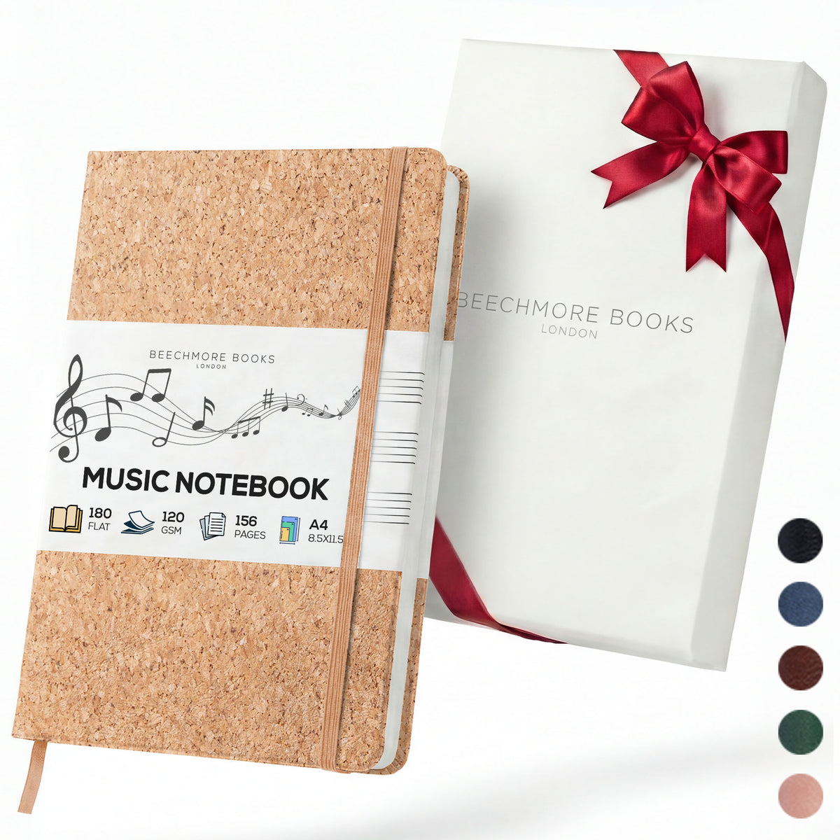A4 Manuscript Notebook - Beige Cork