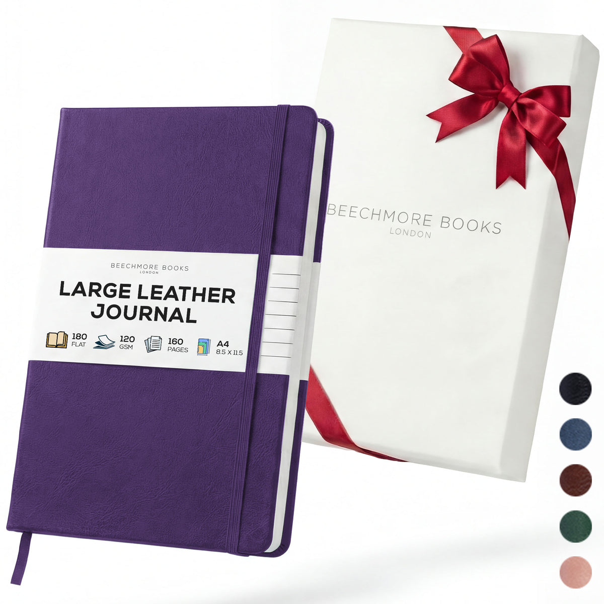 A5 Ruled Notebook - Royal Plum