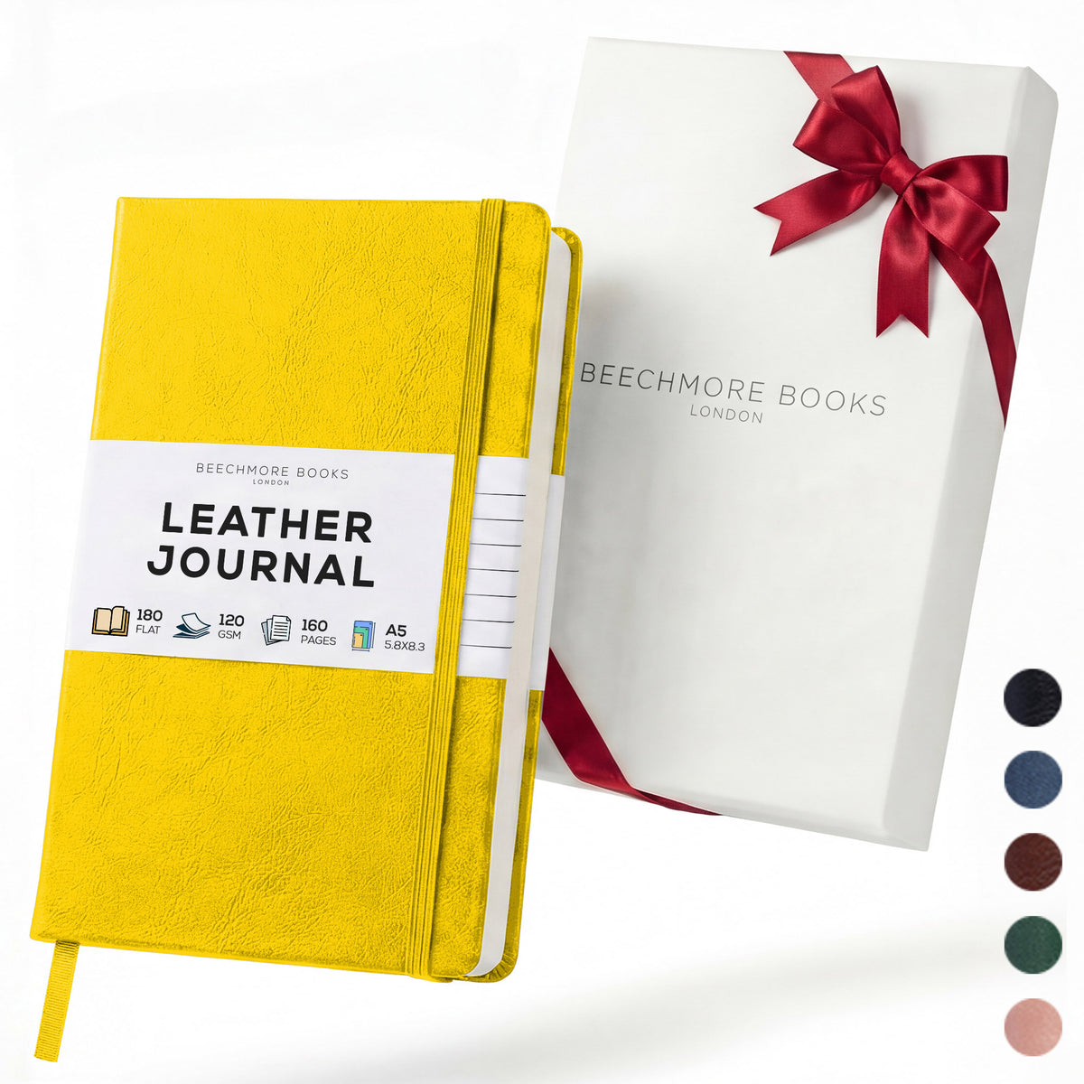 A5 Ruled Notebook - Sunshine Yellow