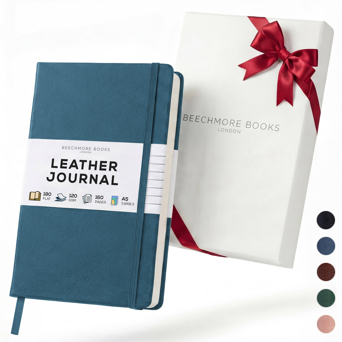 A5 Ruled Notebook - Ocean Blue