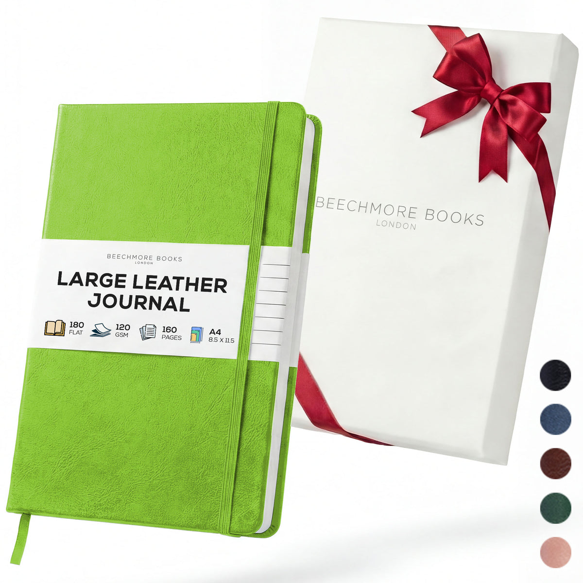 A4 Ruled Notebook - Bright Lime