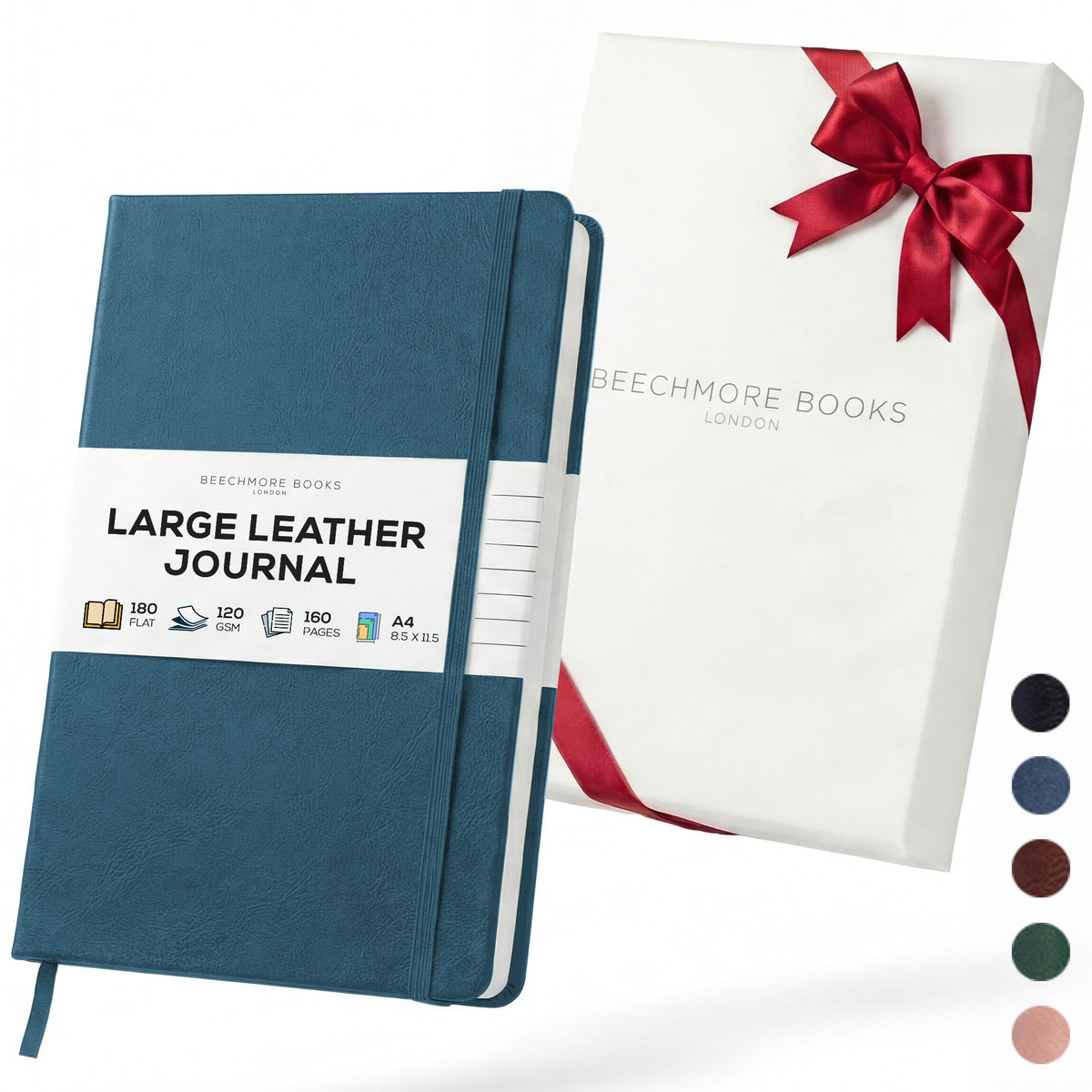A4 Ruled Notebook - Ocean Blue