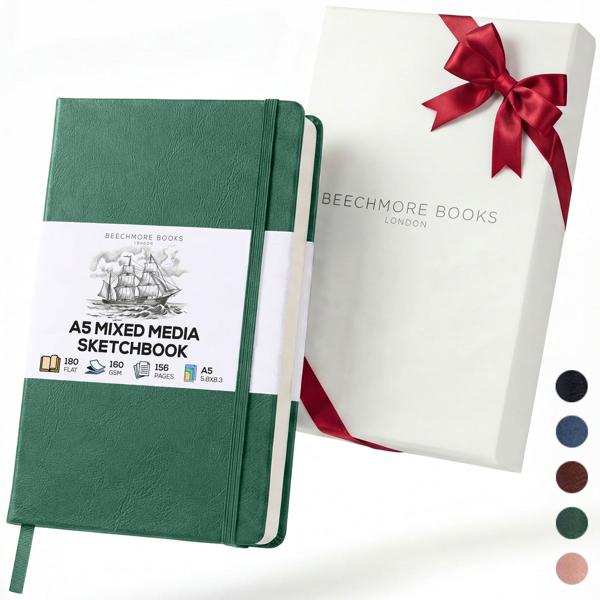 A5 Sketchbook - Dartmouth Green