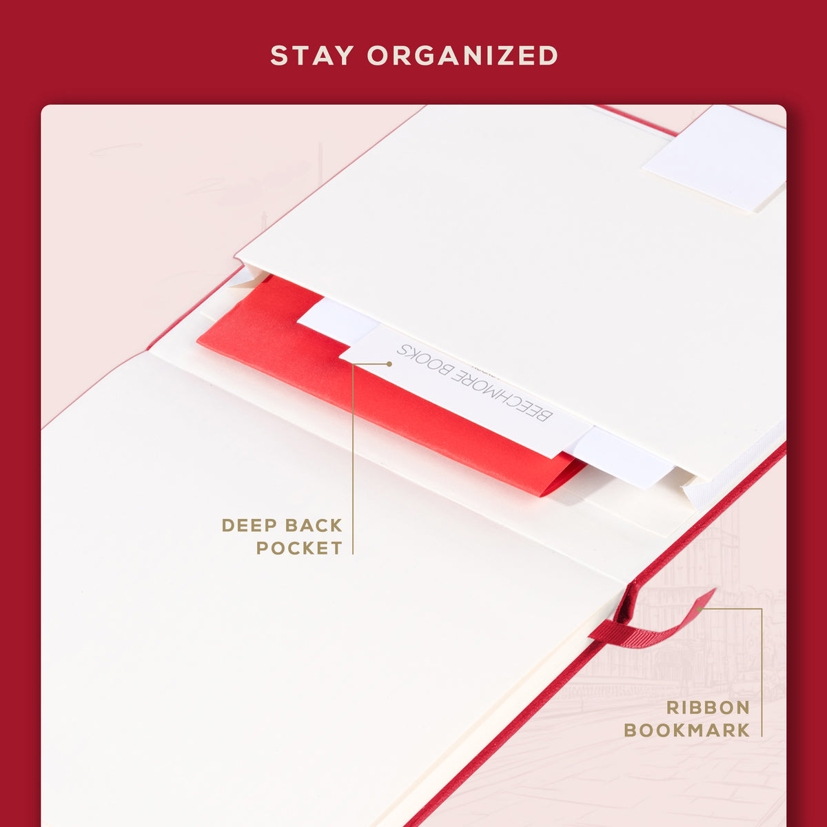 Art Square Sketchbook - Scarlet Red