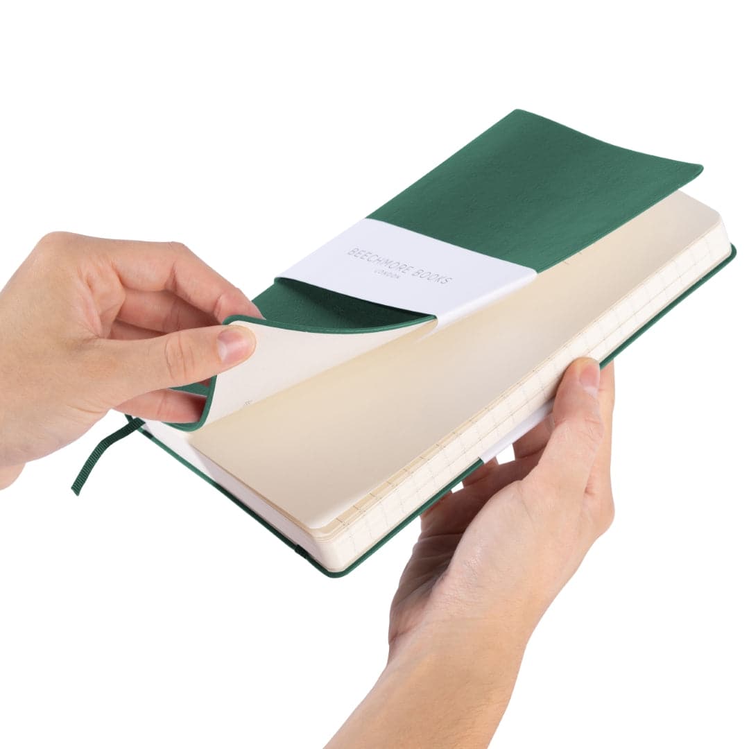 Lush Dartmouth Green A5 journal, perfect for bringing a touch of the outdoors to your notes.