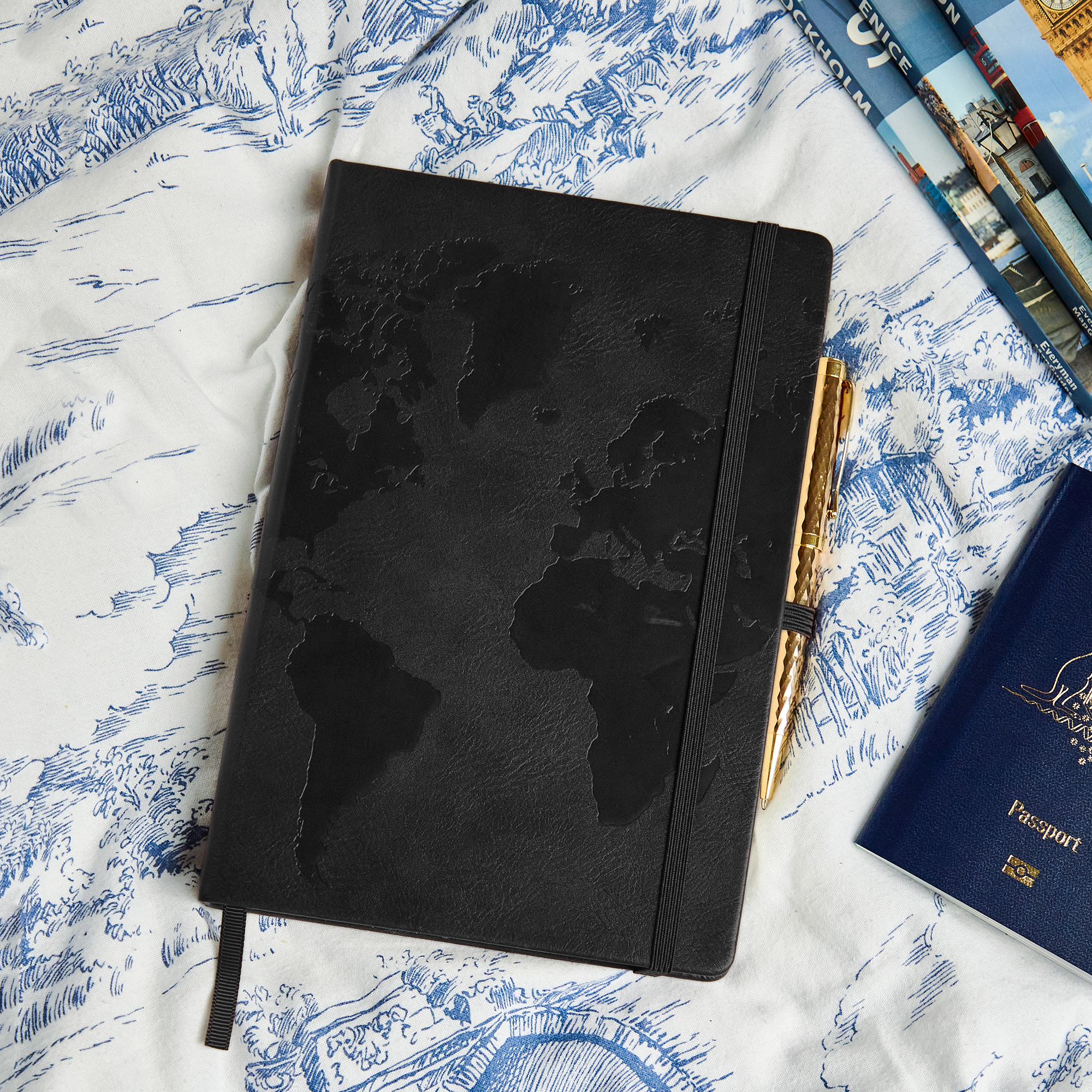 A5 Travel Planner - Charcoal Black