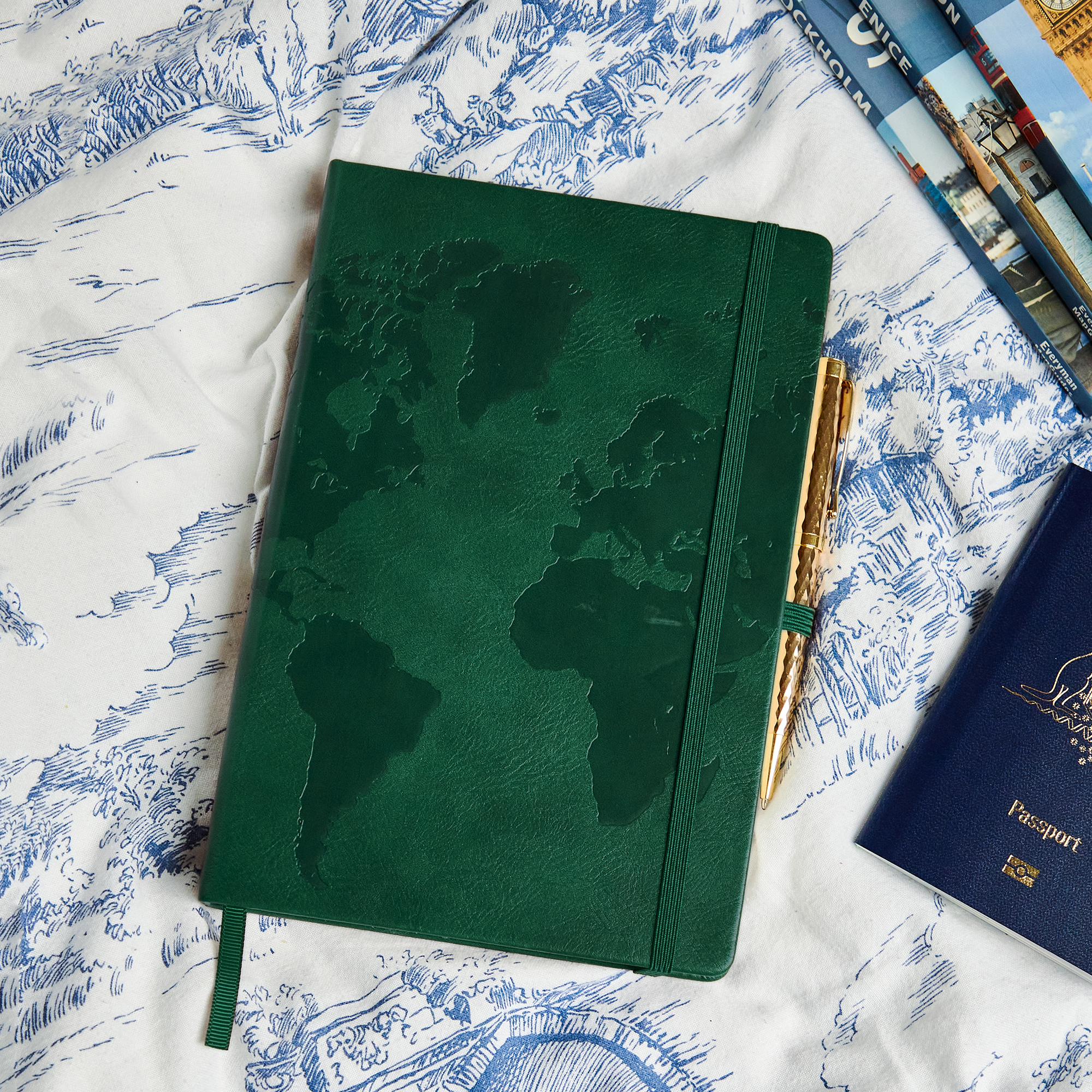 Beechmore's A5 travel planner in Dartmouth Green, a tribute to the adventurous soul's verdant dreams.