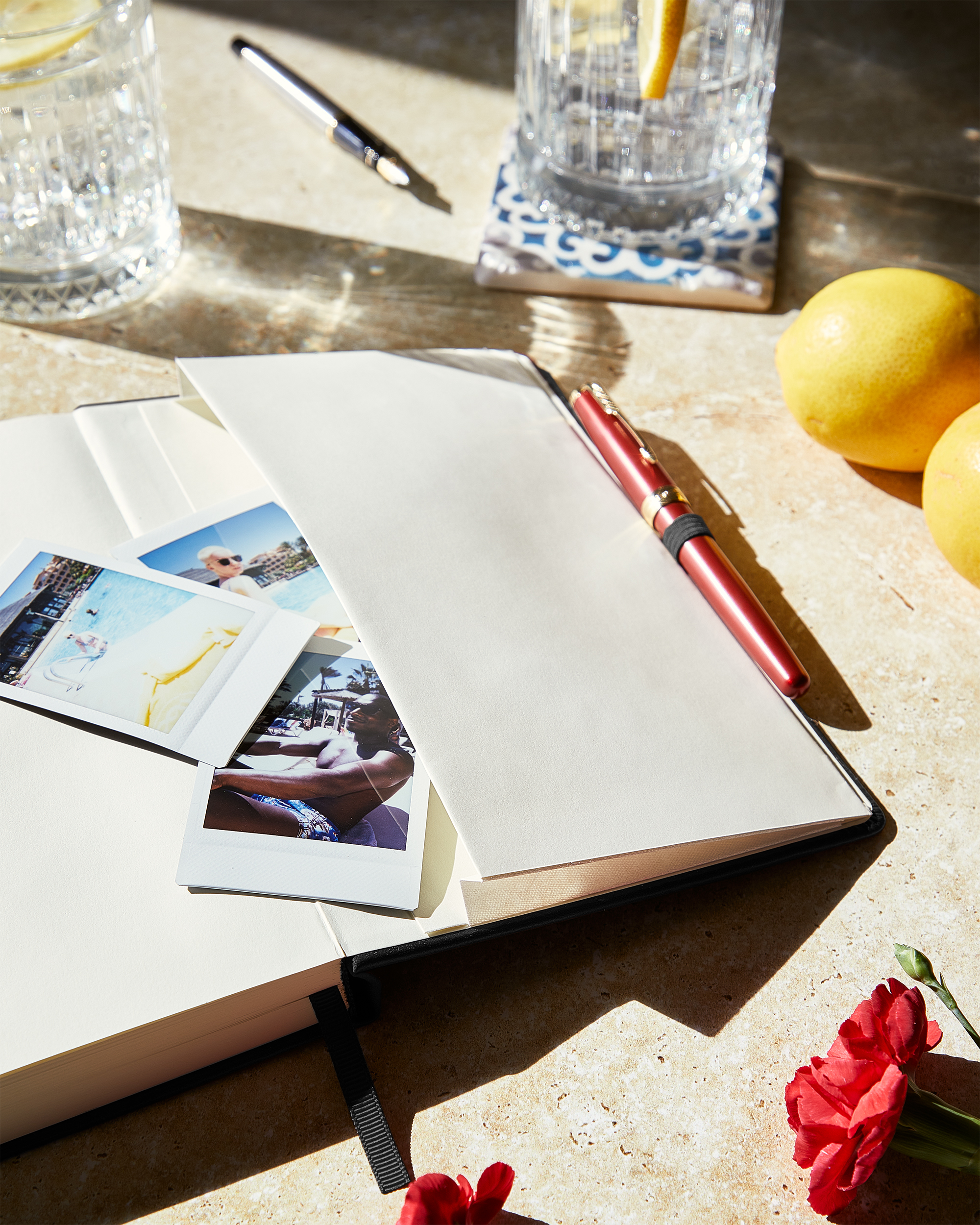 Elegant A5 Charcoal Black travel diary, ideal for jotting down itineraries and memories.