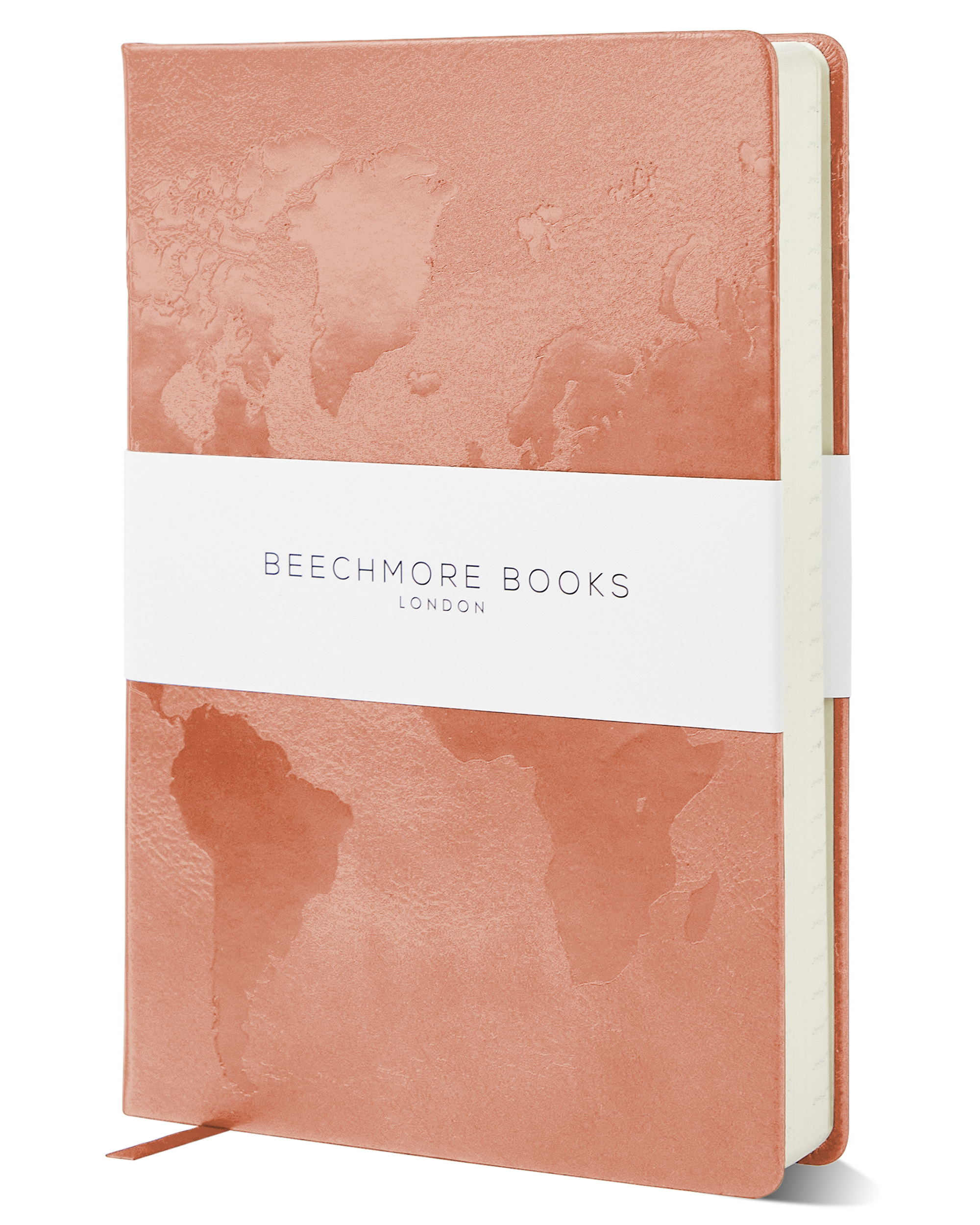 Rose Wood A5 travel planner by Beechmore, infusing your journey planning with the warmth of wood.