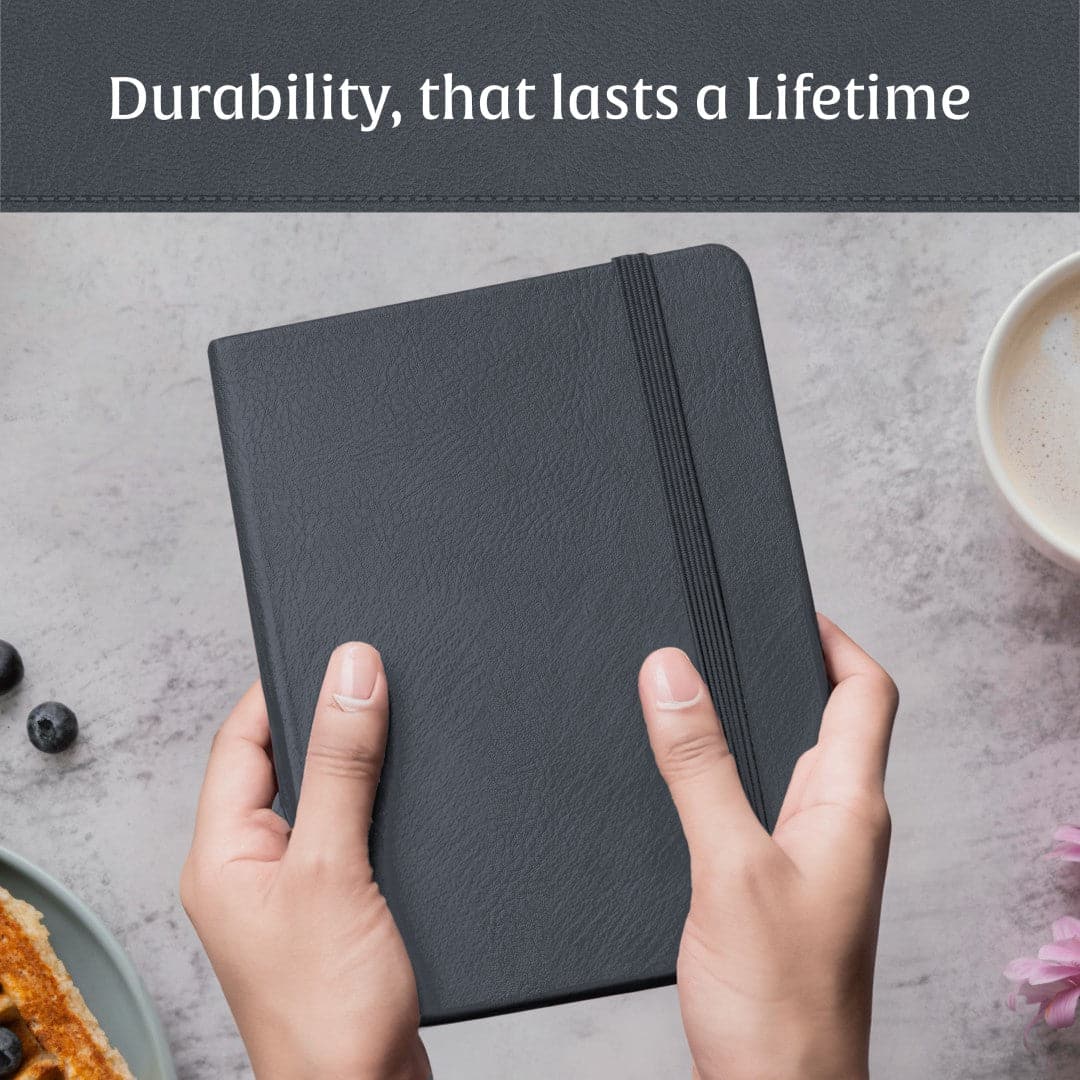 Minimalist A5 diary in Graphite Gray, offering clarity and calm for your notes.