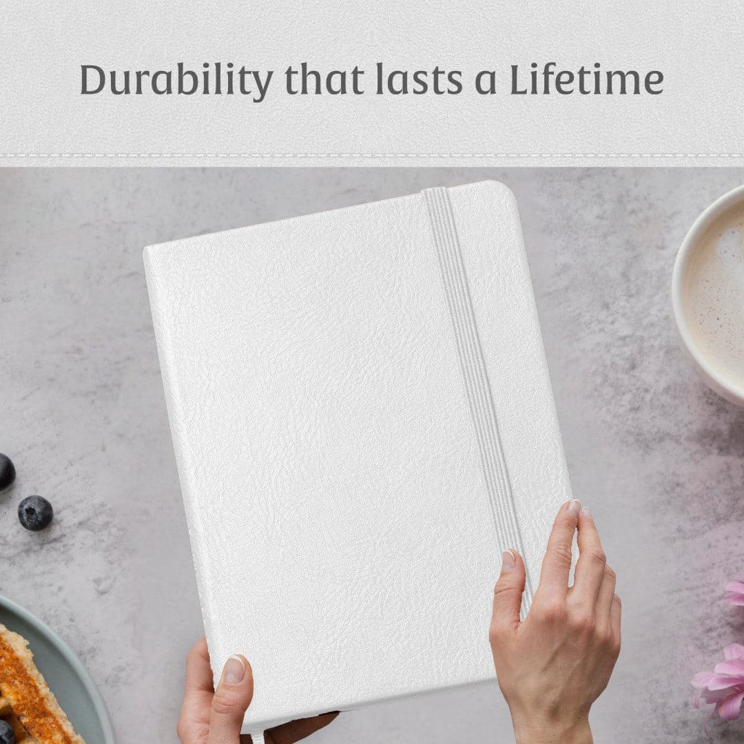 Minimalist Snow White A4 diary, perfect for those who appreciate clean design and organization.