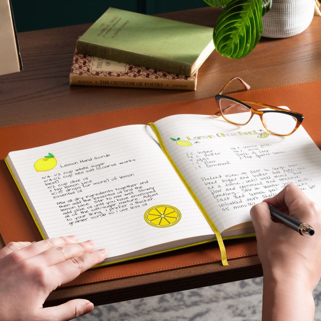 A4 Sunshine Yellow journal, lined for clarity in planning and brightness in expression.